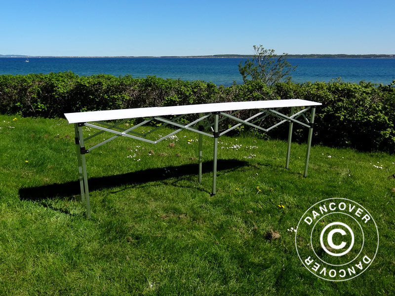 FleXtents PRO folding counter, 2 m, White