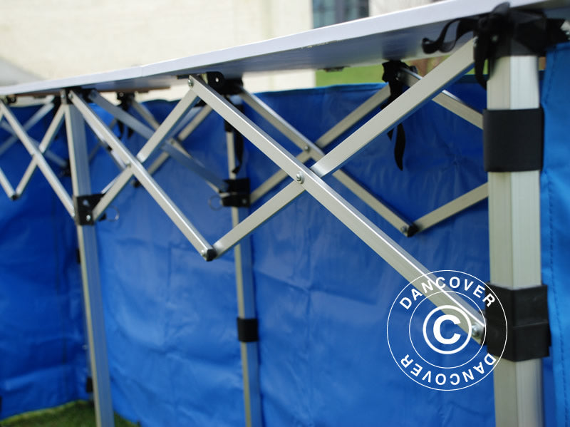 Side panel for FleXtents PRO counter, 3 m, Blue