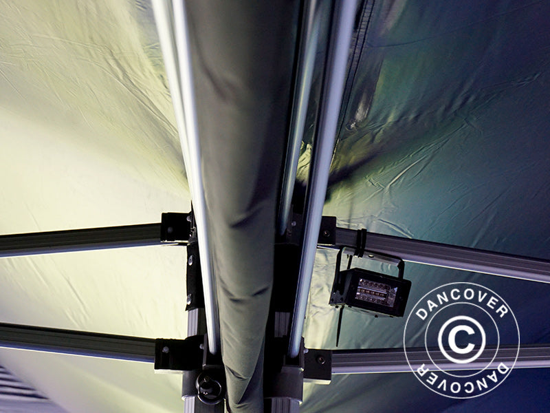 Raingutter 3 m, Black, for FleXtents