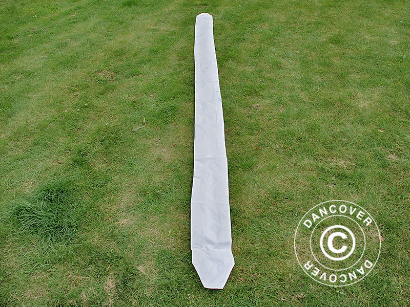 Raingutter 6 m, White, for FleXtents