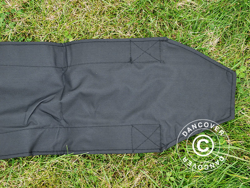 Raingutter 4 m, Black, for FleXtents