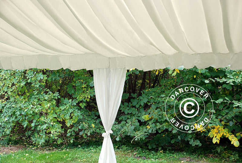 Marquee lining and leg curtain pack, White, for 8x12 m (2.3) marquee Semi Pro Plus