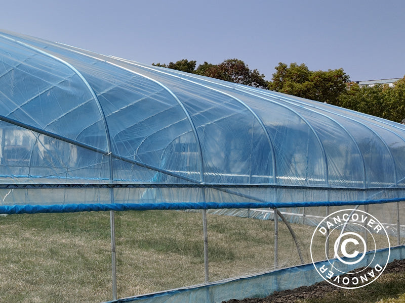 Cover for polytunnel greenhouse GH18420, 7.5x10x3 m, 100-micron PO Film, Transparent