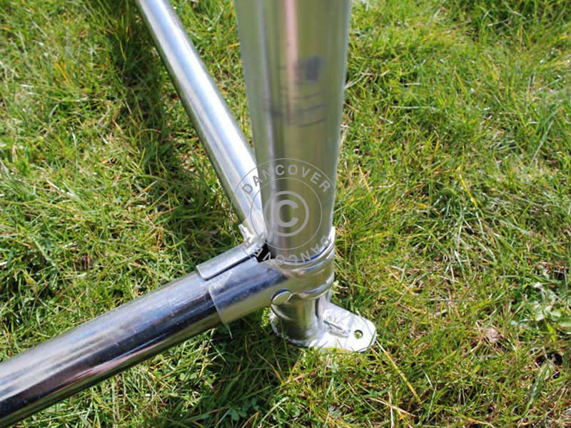 Ground bar frame for 4x8 m Marquee