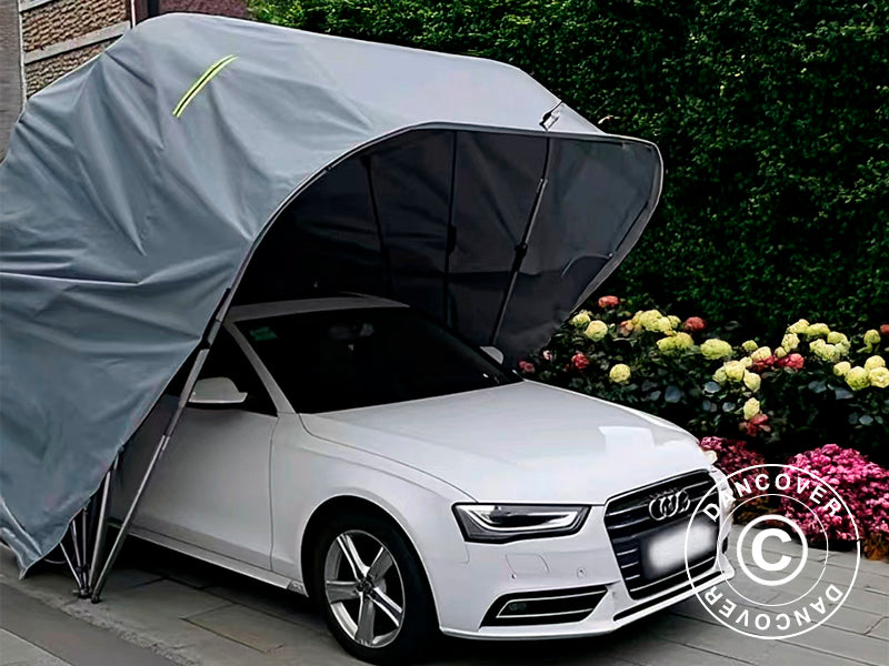 Folding garage (Car), 2.8x6.4x2.65 m, Grey