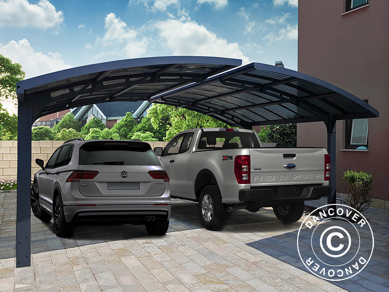 Double carport Arizona, 5.78x4.95 m, Palram/Canopia, Grey