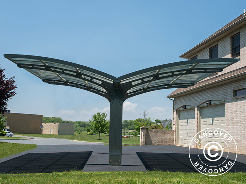 Double carport Arizona, 5.78x4.95 m, Palram/Canopia, Grey