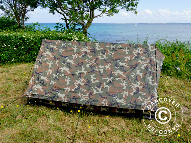 Camouflage tent Woodland MINI PACK, 2 persons