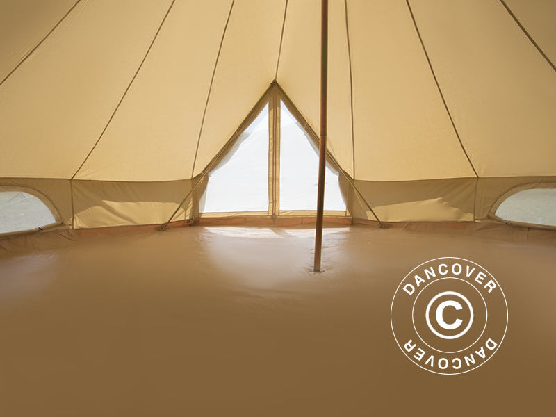 Bell Tent for glamping, TentZing®, 5x5 m, 6 Persons, Sand
