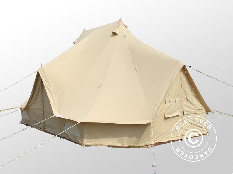 Tent for glamping, TentZing®, 4x6 m, 12 Persons, Sand