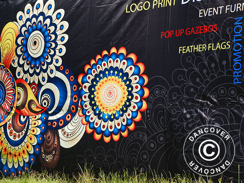 Printed sidewall 6 m for FleXtents PRO 4x6 m