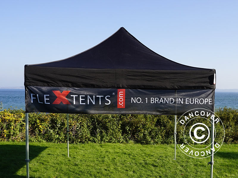 FleXtents® Gazebo Banner w/print, 4x0,5 m