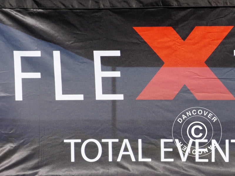 FleXtents® Gazebo Banner w/print, 4x1 m