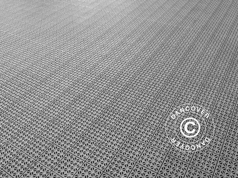 Plastic flooring Basic, Multiplate, Grey, 40.59  m²