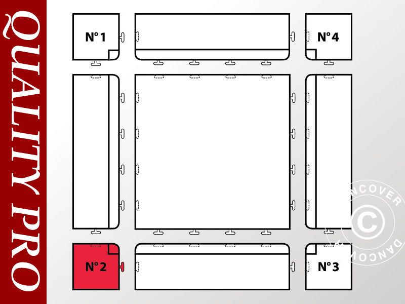 Flooring Corner piece no. 2, Anthracite