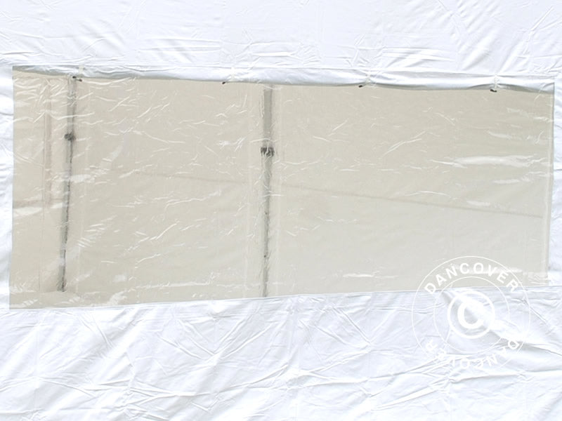 Pop up gazebo FleXtents® PRO, Medical & Emergency tent, 3x3 m, Red/White, incl. 4 sidewalls