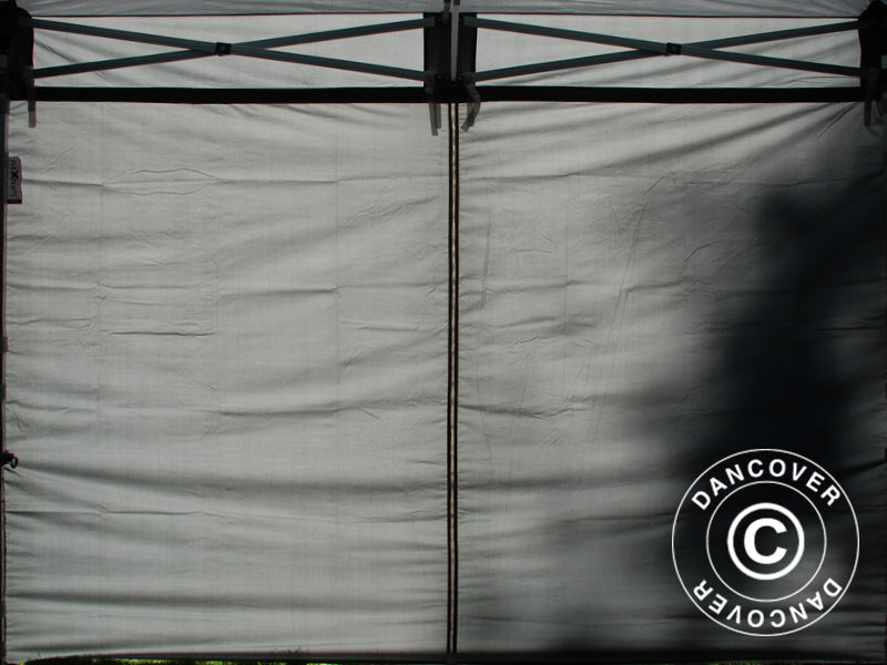 Pop up gazebo FleXtents PRO 3x3 m Grey, incl. 4 sidewalls