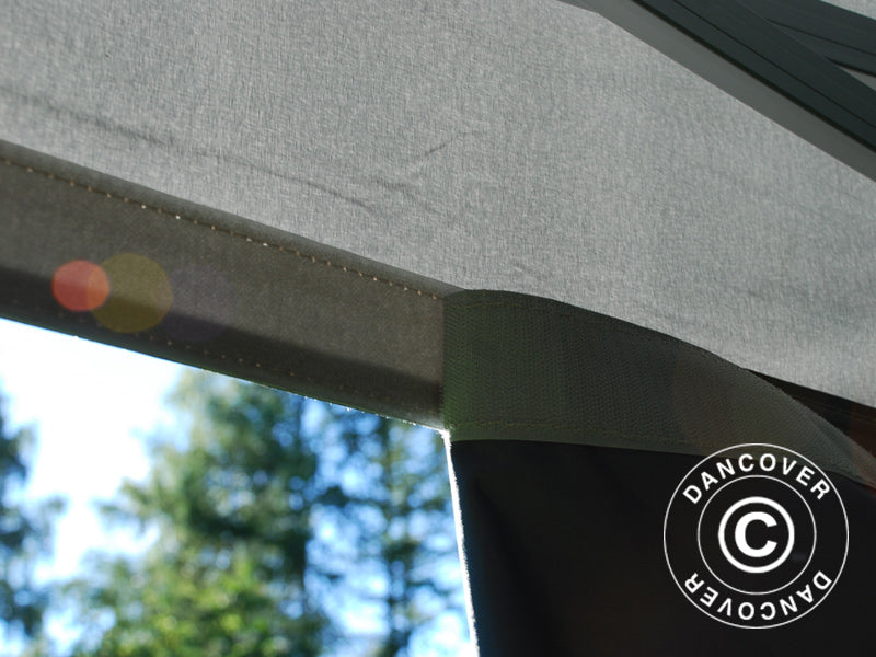 Pop up gazebo FleXtents PRO 3x3 m Grey, incl. 4 sidewalls