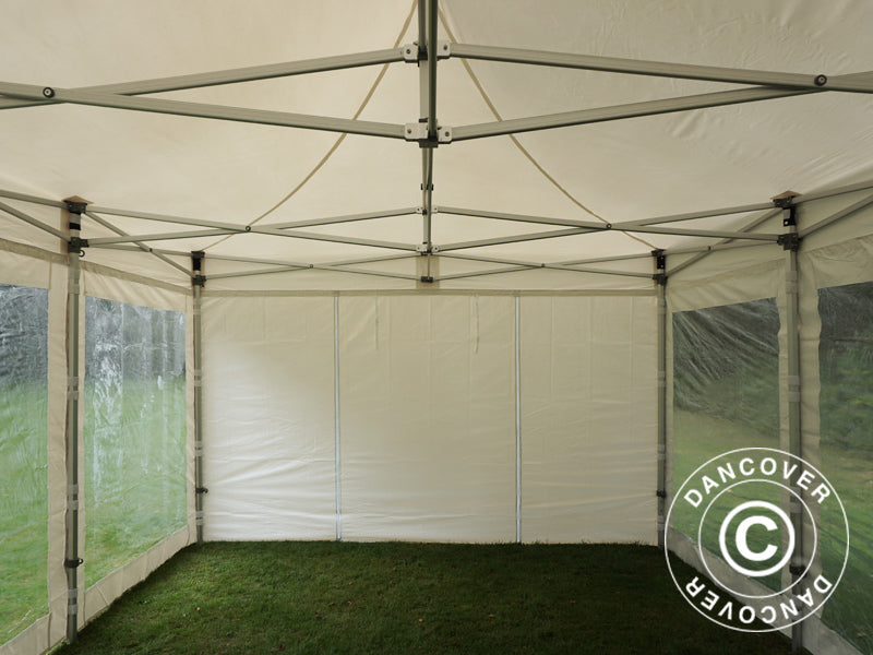 Pop up Gazebo FleXtents Xtreme 50 Heavy Duty 4x6 m White, incl. 8 sidewalls