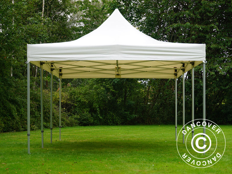 Pop up Gazebo FleXtents Xtreme 50 Heavy Duty 4x6 m White, incl. 8 sidewalls