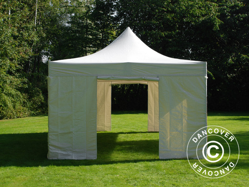 Pop up Gazebo FleXtents Xtreme 50 Heavy Duty 4x8 m White, incl. 6 sidewalls