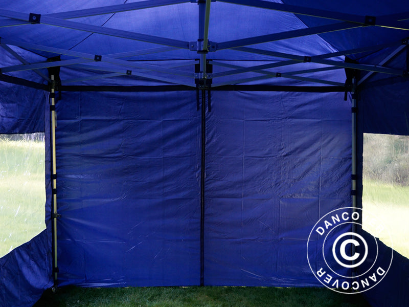Pop up gazebo FleXtents Xtreme 50 3x6 m Dark blue, incl. 6 sidewalls