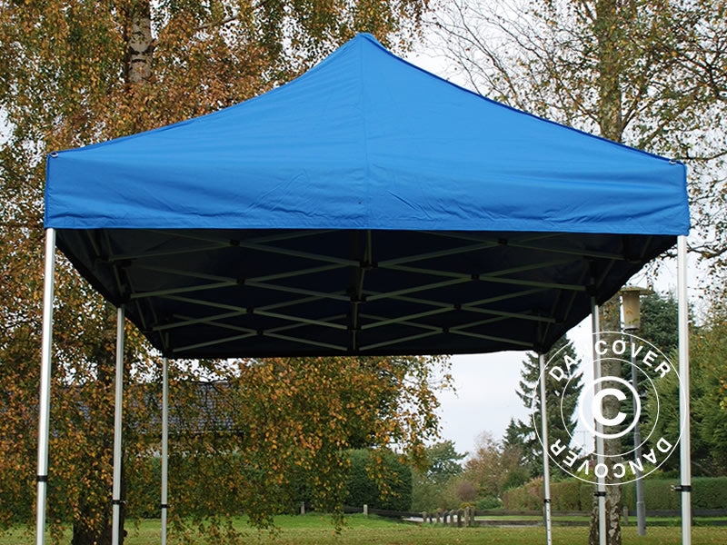 Pop up gazebo FleXtents PRO 3x6 m Blue, incl. 6 sidewalls