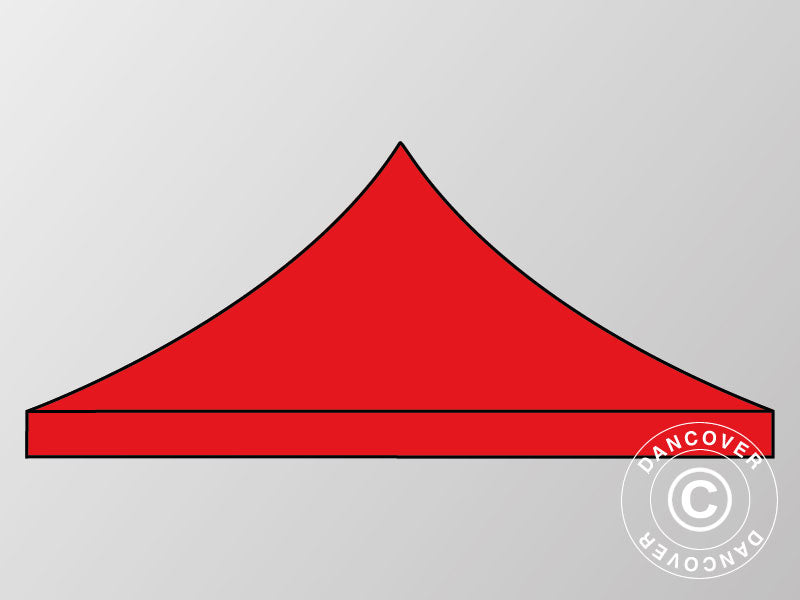 Roof cover for Pop up gazebo FleXtents 3x6 m, Red