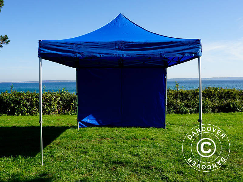 Pop up gazebo FleXtents Xtreme 60 3x3 m Blue, incl. 4 sidewalls