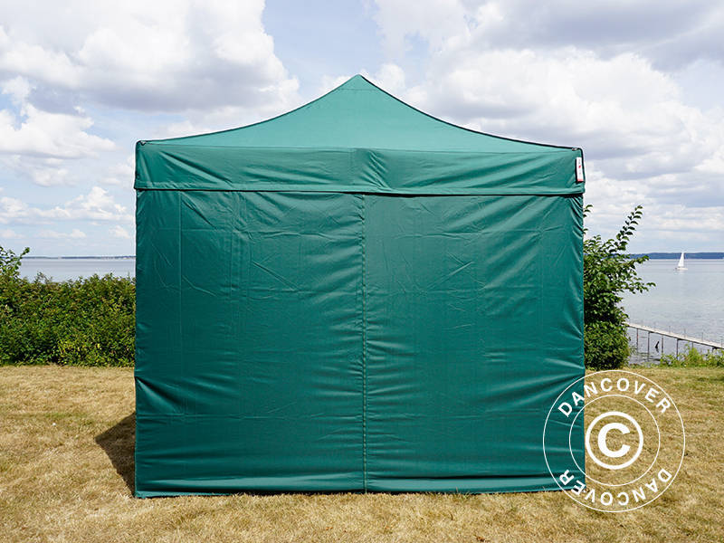 Pop up gazebo FleXtents Xtreme 60 3x3 m Green, incl. 4 sidewalls