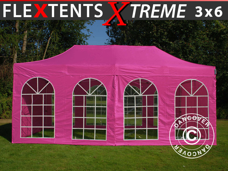 FleXtents Xtr 3x6m Pink Top Frame & SWK – Order online now