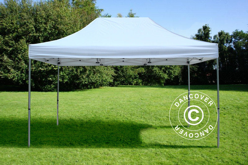 Pop up gazebo FleXtents PRO 3x4.5 m White, incl. 4 sidewalls