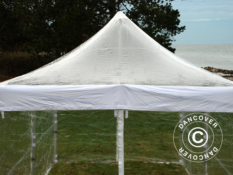 Pop up gazebo FleXtents Xtreme 50 3x6 m Clear, incl. 6 sidewalls