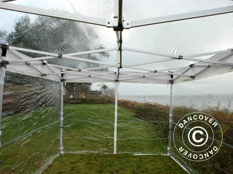 Pop up gazebo FleXtents Xtreme 50 3x6 m Clear, incl. 6 sidewalls