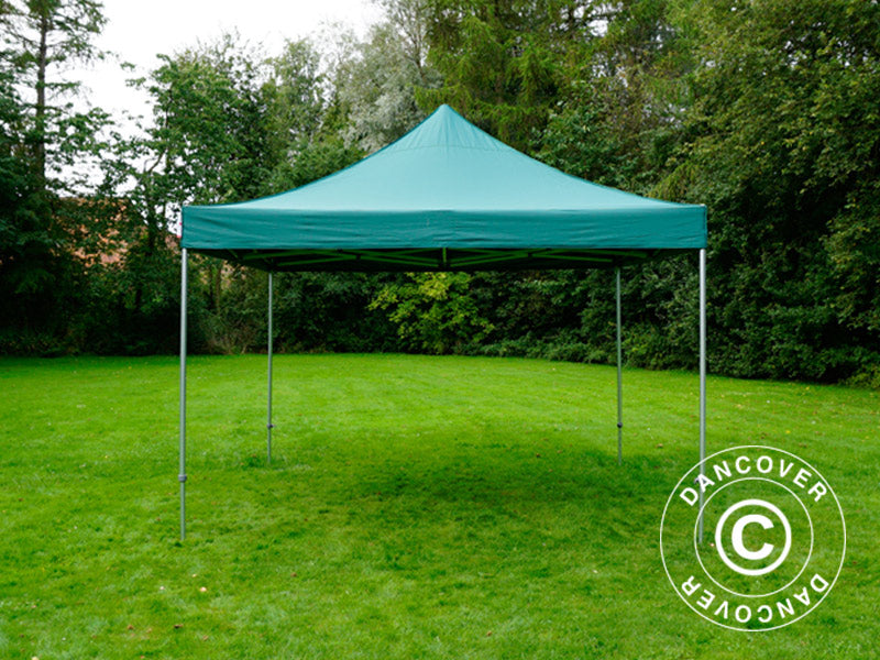 Pop up gazebo FleXtents PRO 4x4 m Green, incl. 4 sidewalls