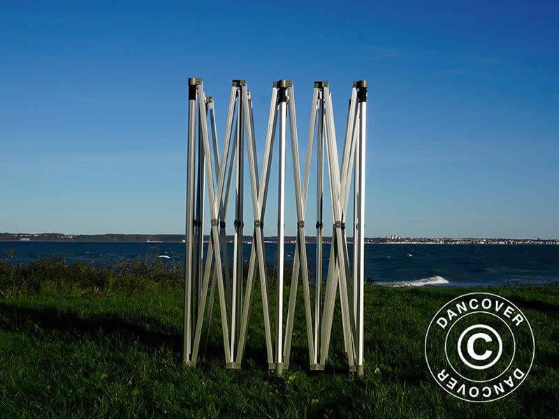 Aluminium frame for pop up gazebo FleXtents PRO 4x8 m, 6 legs, 40 mm