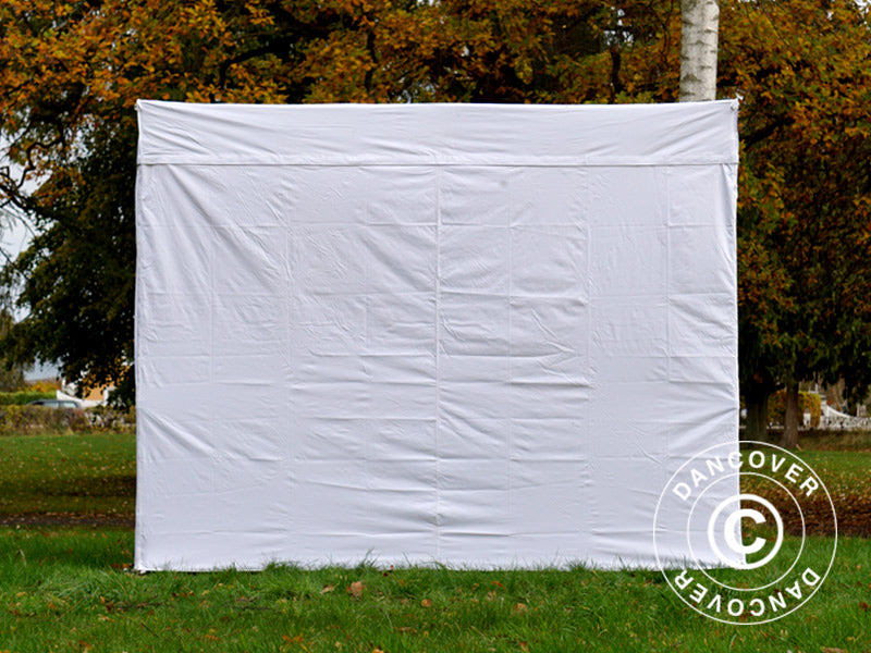 Pop up gazebo FleXtents® Xtreme 50 Exhibition w/sidewalls, 3x3 m, White, Flame Retardant