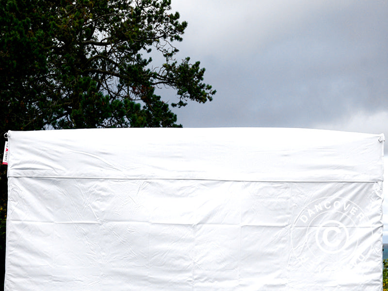 Pop up gazebo FleXtents® Xtreme 50 Exhibition w/sidewalls, 3x3 m, White, Flame Retardant