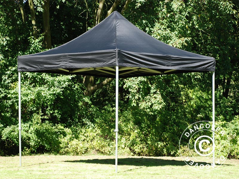 Pop up gazebo FleXtents Xtreme 50 3x3 m Black, Flame retardant