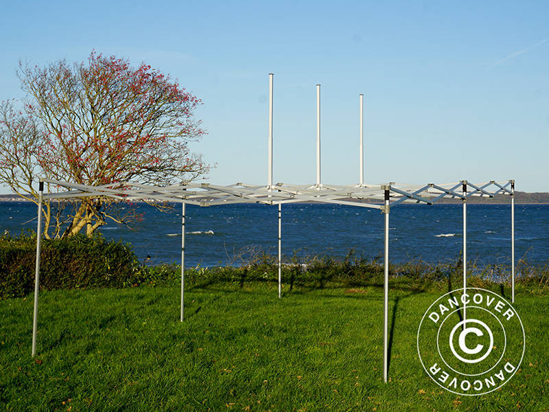 Aluminium frame for pop up gazebo FleXtents Xtreme 60 4x8 m, 6 legs, 60 mm