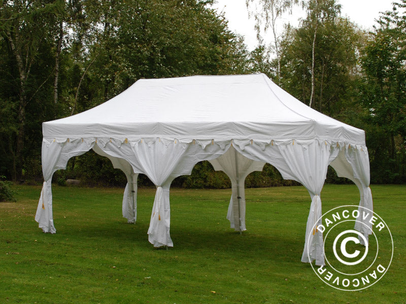 Pop up gazebo FleXtents PRO "Raj" 3x6 m White/Gold