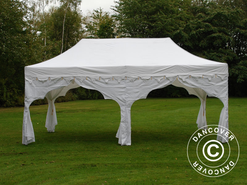 Pop up gazebo FleXtents PRO "Raj" 3x6 m White/Gold