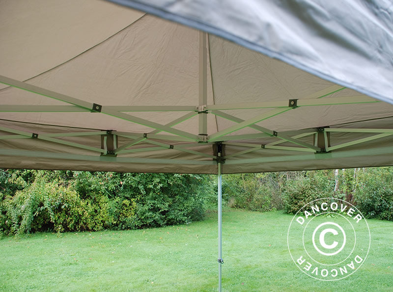 Pop up gazebo FleXtents PRO 4x4 m Latte, incl. 4 sidewalls
