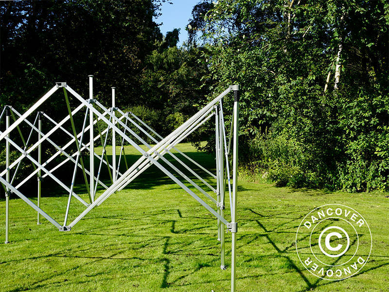 Aluminium frame for pop up gazebo FleXtents PRO 4x6 m, 8 legs, 40 mm