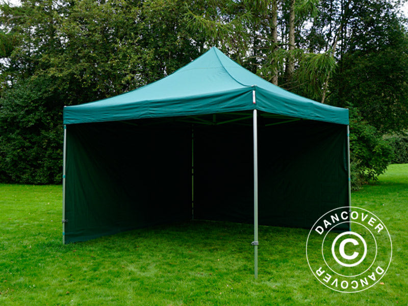 Pop up gazebo FleXtents Xtreme 60 4x4 m Green, incl. 4 sidewalls