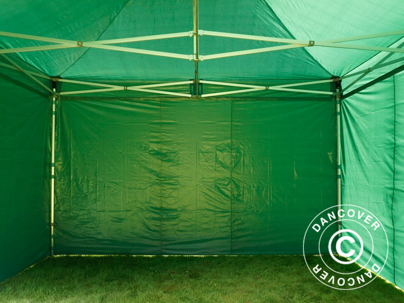 Pop up gazebo FleXtents Xtreme 60 4x4 m Green, incl. 4 sidewalls
