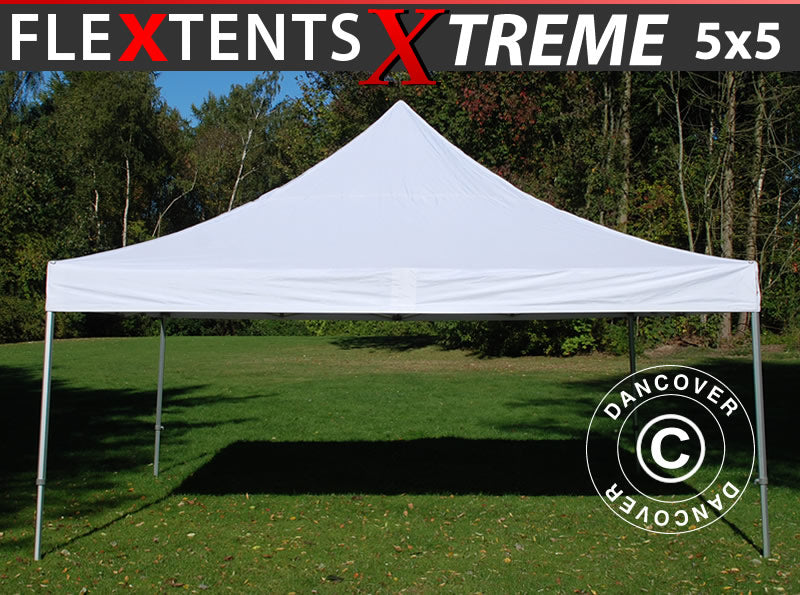 Pop up gazebo FleXtents Xtreme 50 5x5 m White