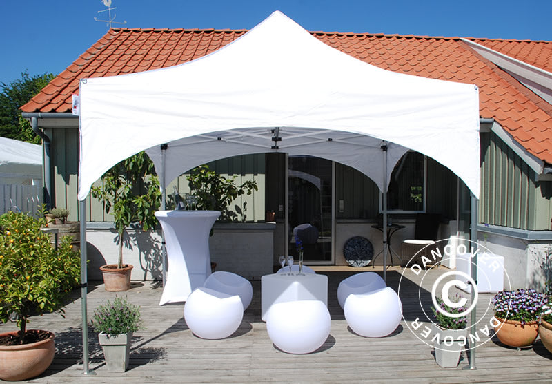 Pop up gazebo FleXtents PRO "Arched" 3x3 m White
