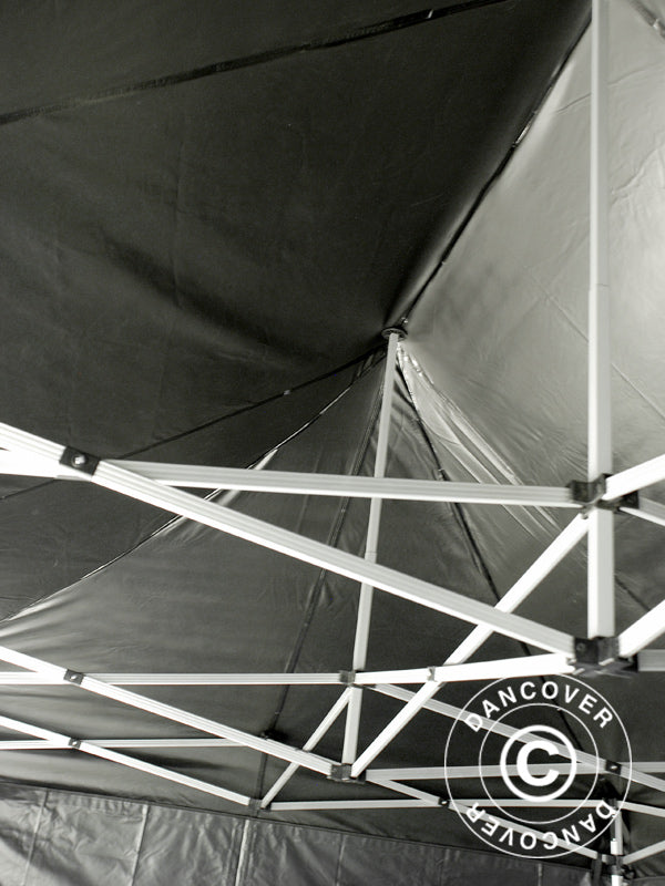Pop up gazebo FleXtents PRO 2.5x5 m Black, incl. 6 sidewalls