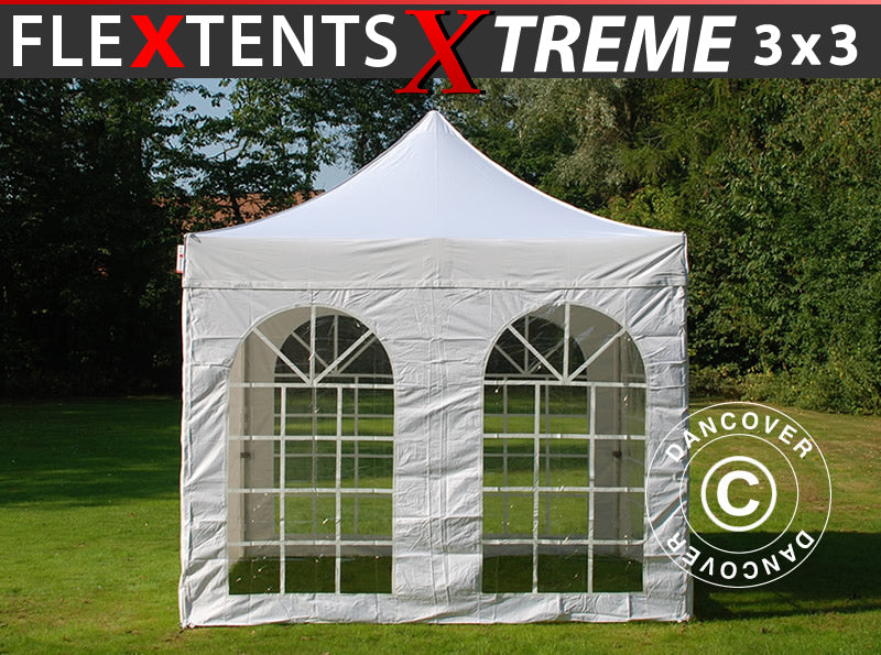 FleXtents Xtr 3x3m White Top Frame & SWK PtyWindow – Buy now
